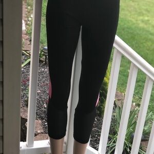Pink Victoria secret yoga capris leggings